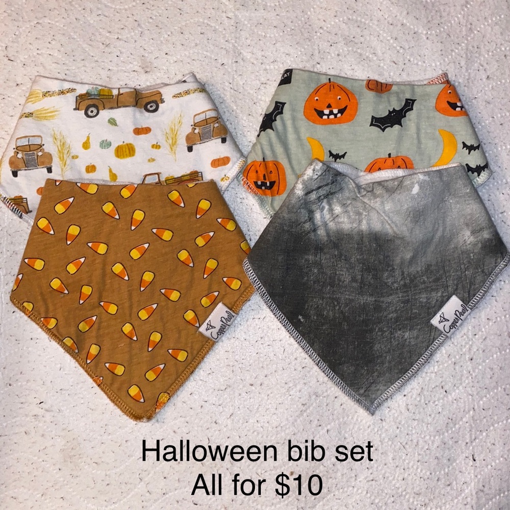 Copper Pearl bibs
